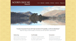 Desktop Screenshot of acornhousehotel.co.uk